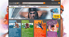 Desktop Screenshot of maudesport.com