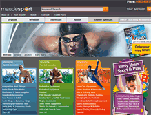 Tablet Screenshot of maudesport.com